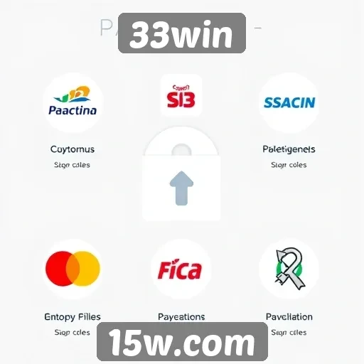 Métodos de pagamento aceitos pelo 33win